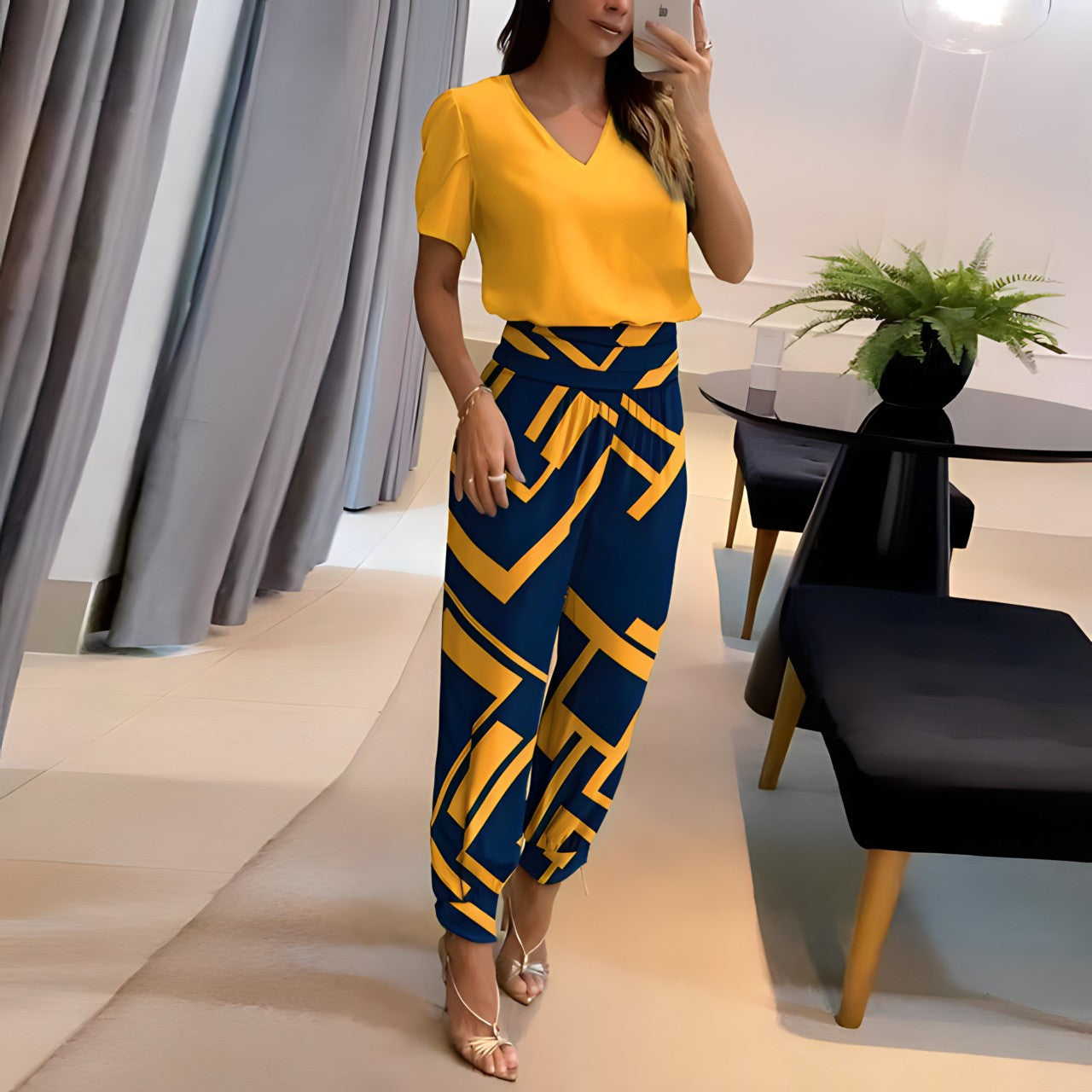 VICTORIA™️ | Elegant Blouse and Pants Set