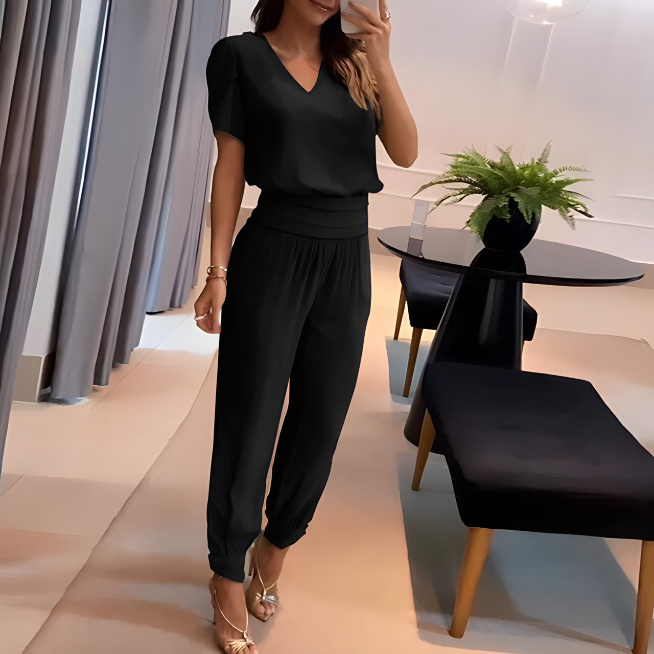 VICTORIA™️ | Elegant Blouse and Pants Set