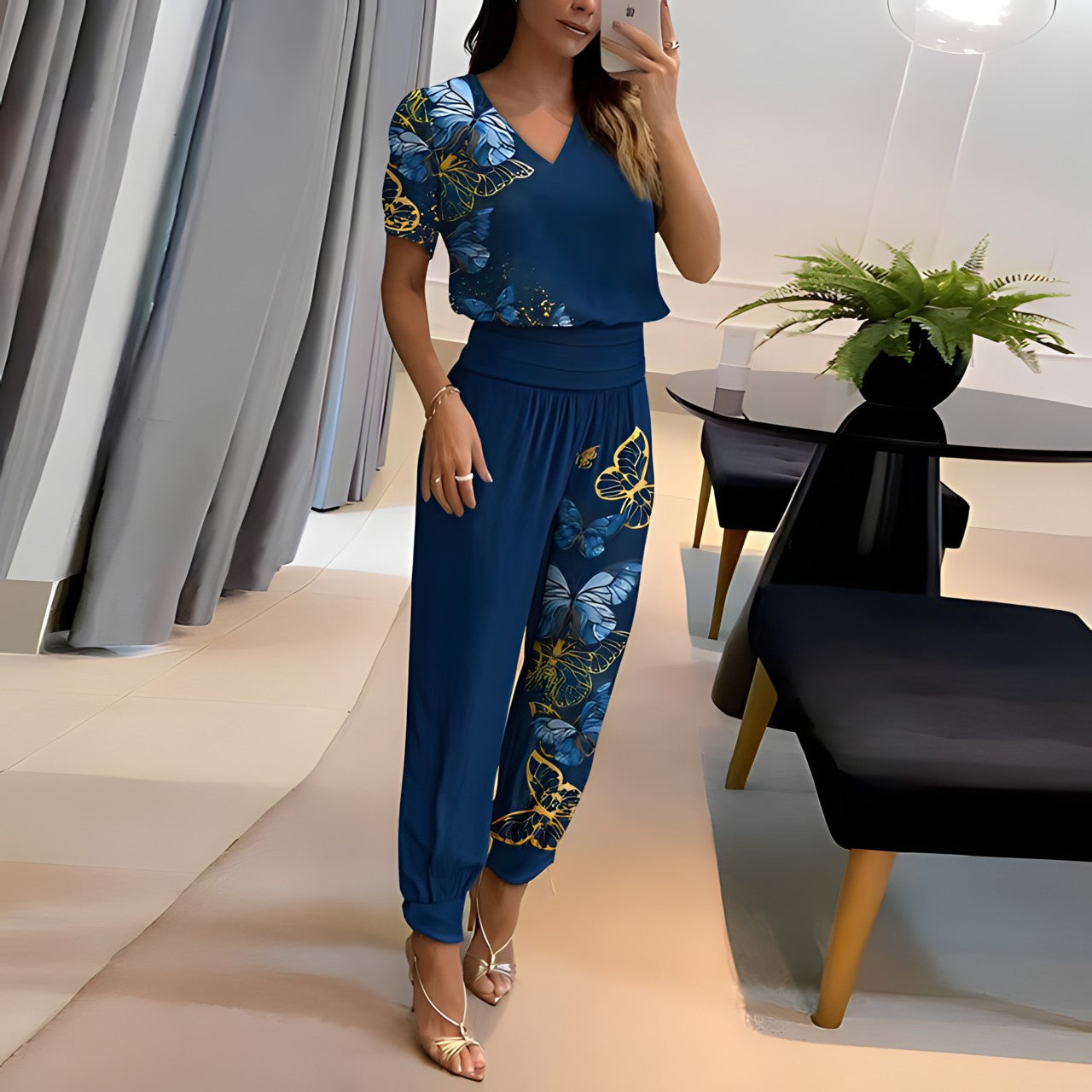 VICTORIA™️ | Elegant Blouse and Pants Set